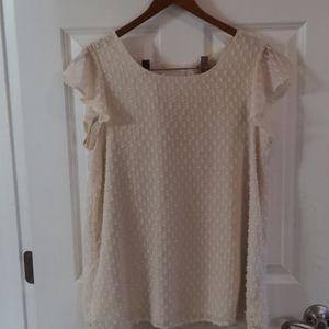 Cream Stitch fix Maternity Top